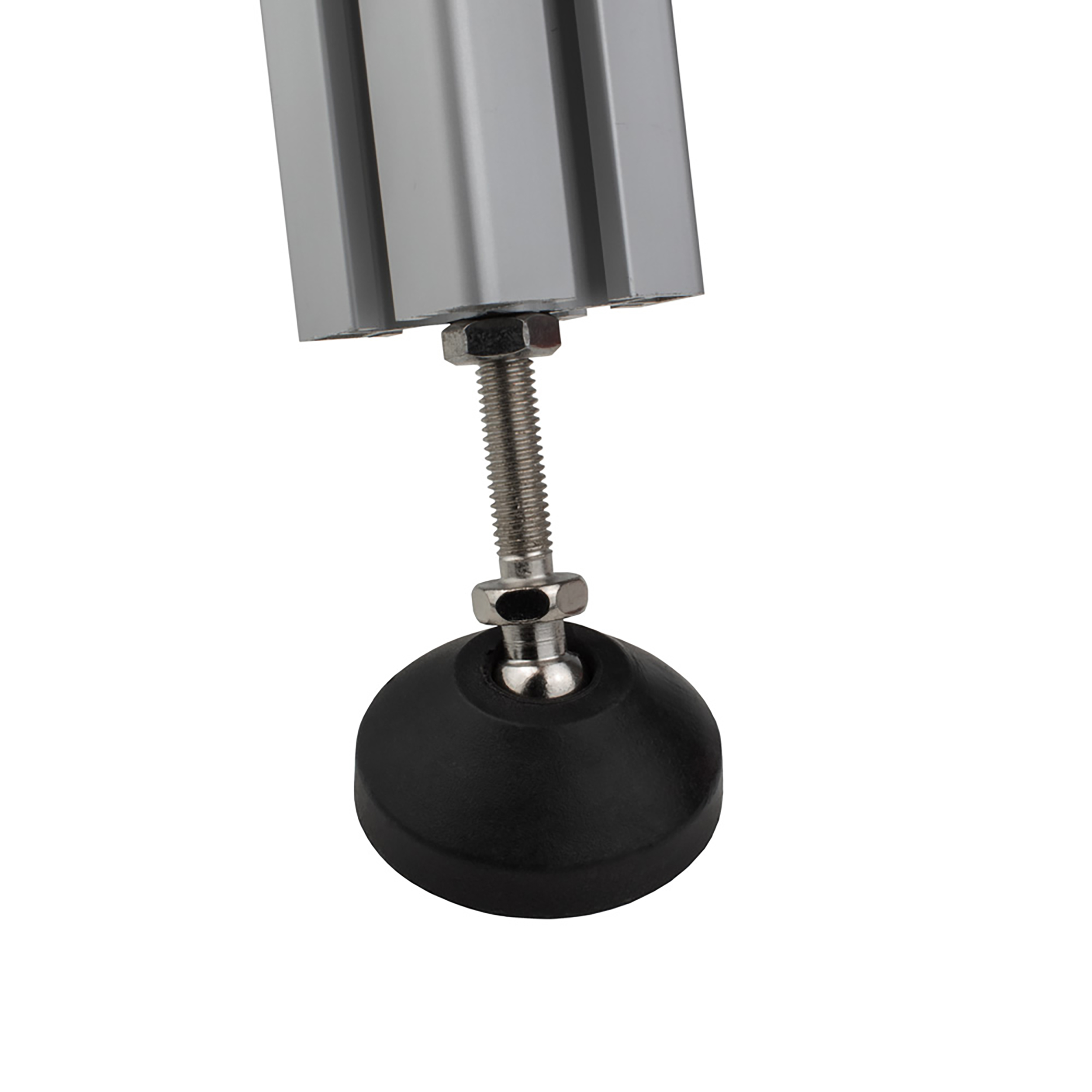 Gelenkfuss Standfuss M12x100mm Teller 60mm für Aluprofil 45-er - 4 Stück