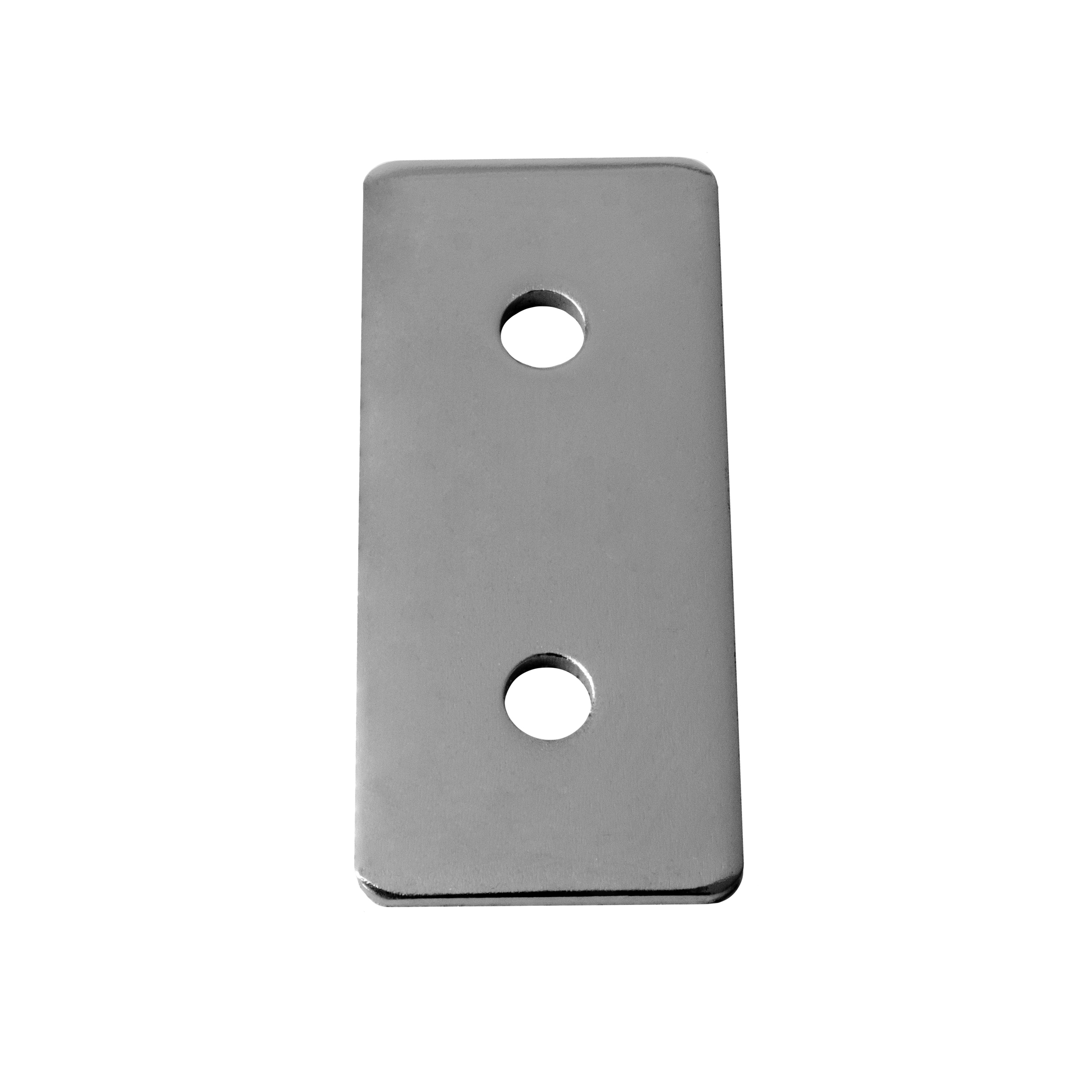 Verbinderplatte - I - 60x25mm Aussen Flachverbinder 30x30 Aluprofil - 4 Stück inkl. Verschraubung