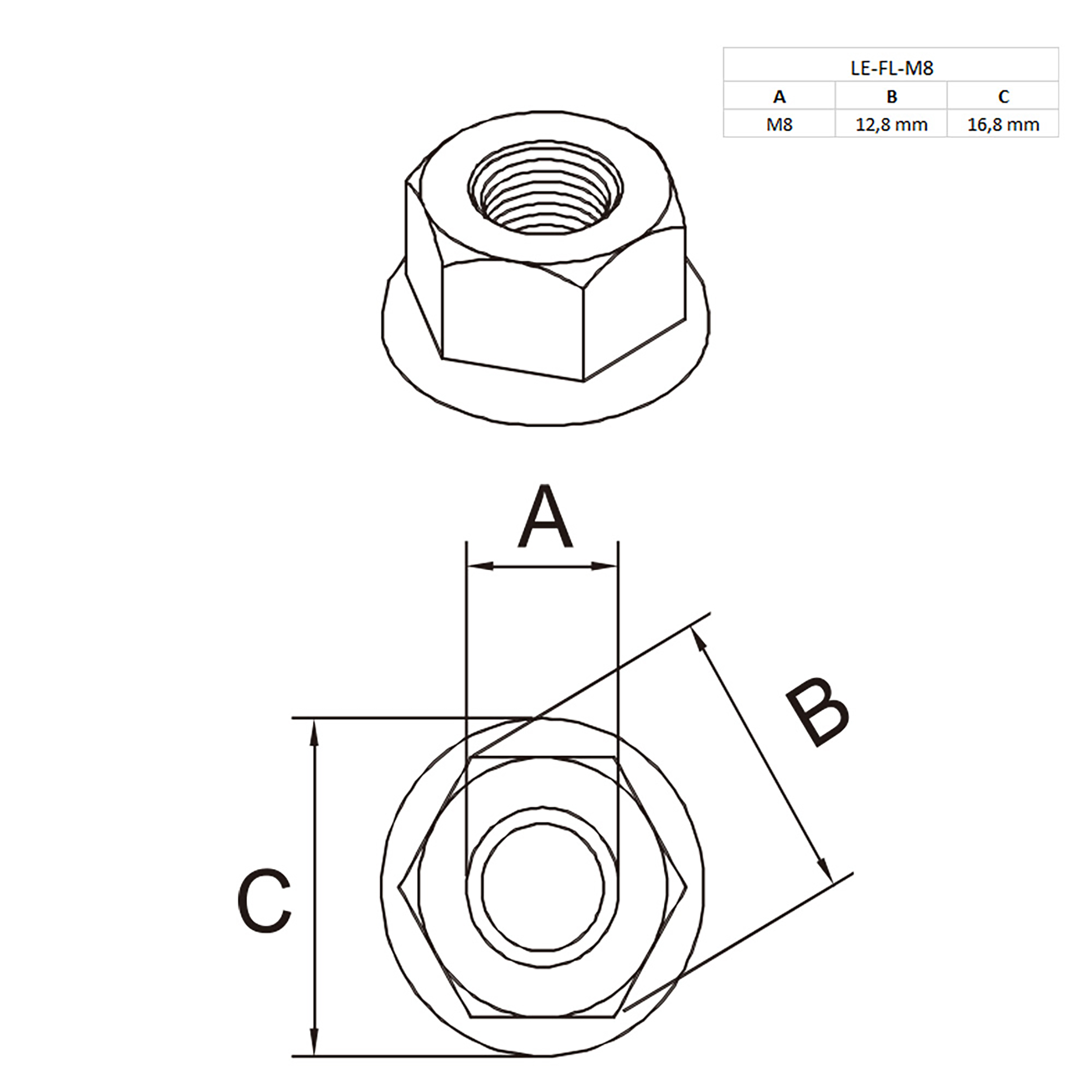Hammerkopfschraube T-Schraube M8 20mm Nut 8 Aluprofil 40-er 1 Stück + Mutter