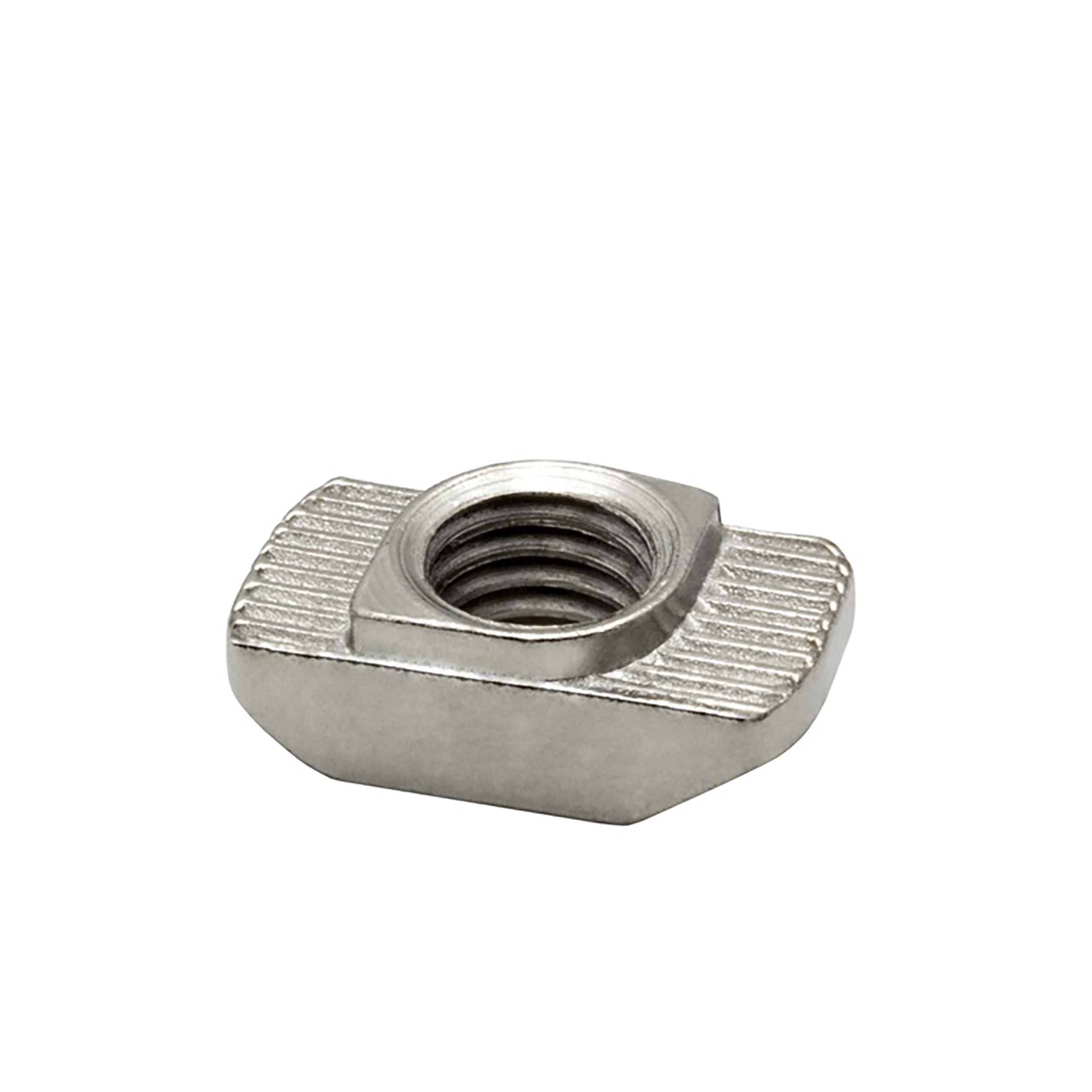 Edelstahl Hammermutter Nutenstein M8 Nut 10 für Aluprofil 45-er - 1 Stück