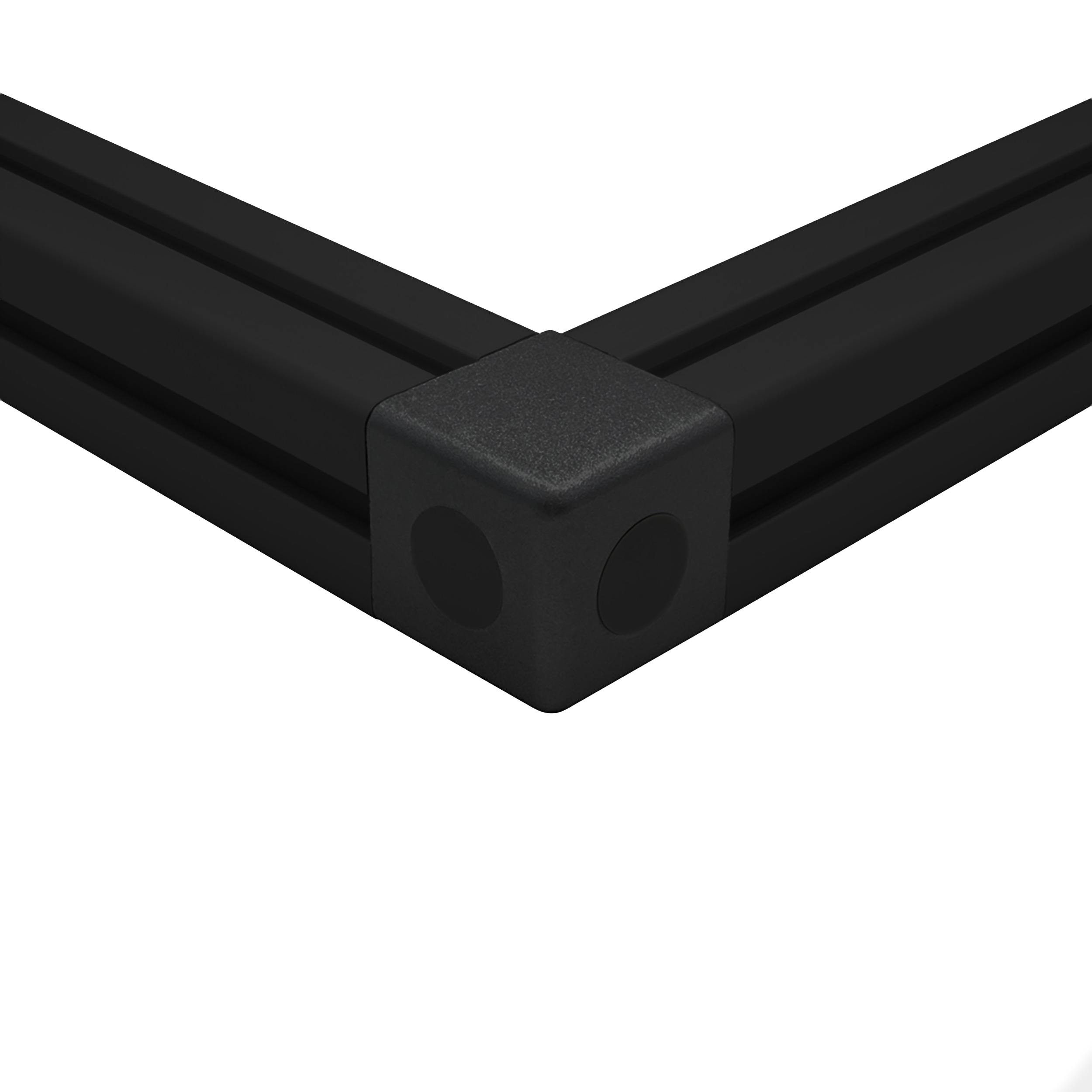 KLAK 40 - 2-Wege Würfelverbinder Eck-Verbinder für Aluprofil 40x40 schwarz KLAK 40 - 2-Wege Würfelverbinder Eck-Verbinder Aluprofil 40x40 schwarz 1 Stück