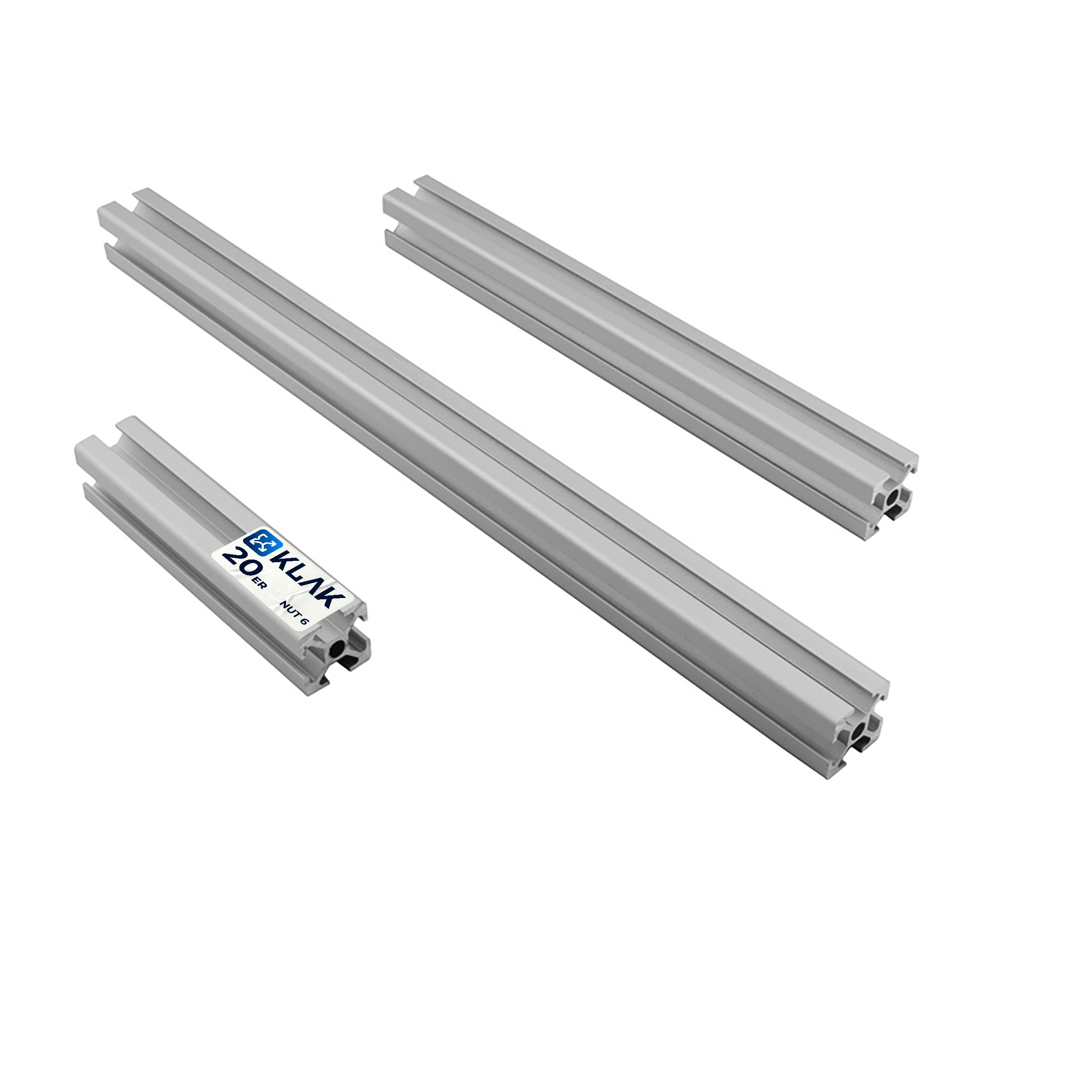 ALU Profil Aluprofil 20x20mm Nut 6 Aluminium Systemprofil Typ I 100mm-2000mm ALU Profil Aluprofil 20x20mm Nut 6 Aluminium Systemprofil Typ I 200cm 2000mm