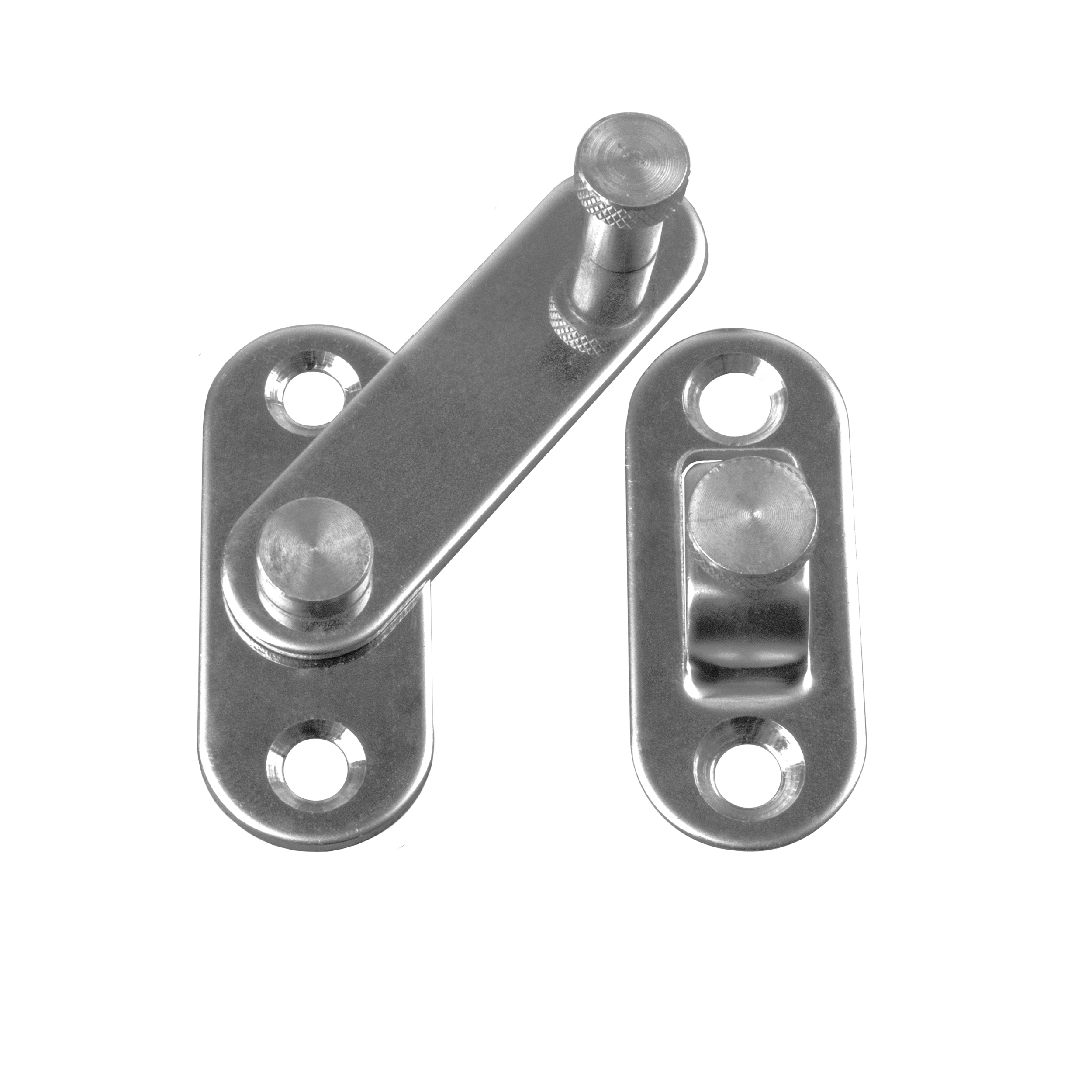 Türriegel Schwenkverriegelung Edelstahl Nut 8 für 30-er Profile Türriegel Schwenkverriegelung Edelstahl Nut 8 für 30-er Profile - 1 Stück inkl. Verschraubung