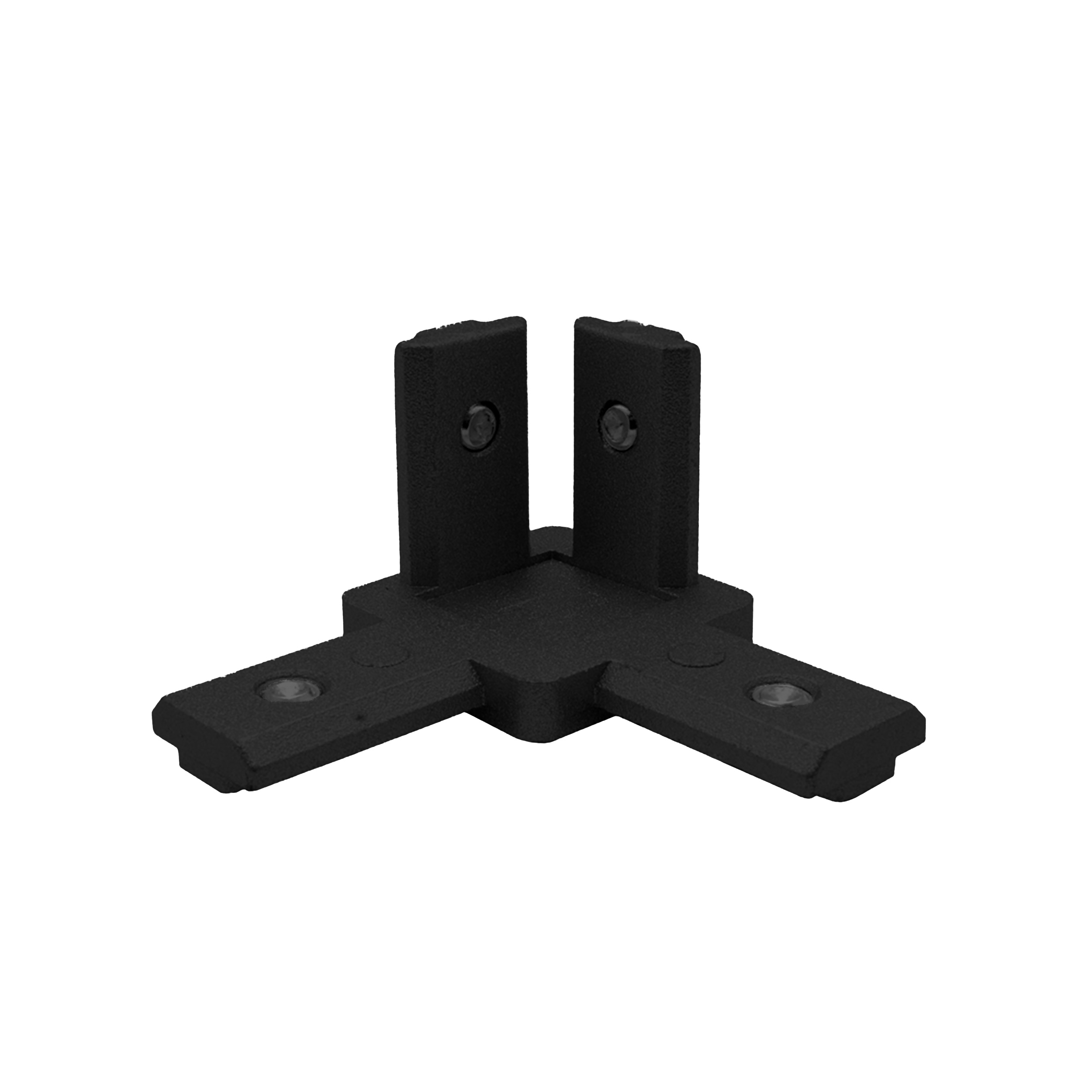 KLAK 30 - 3-Weg Verbinder Eckverbinder Nut 8 für Aluprofil 30x30 schwarz KLAK 30 - 3-Weg Verbinder Eckverbinder Nut 8 für Aluprofil 30x30 schwarz - 1 Stück