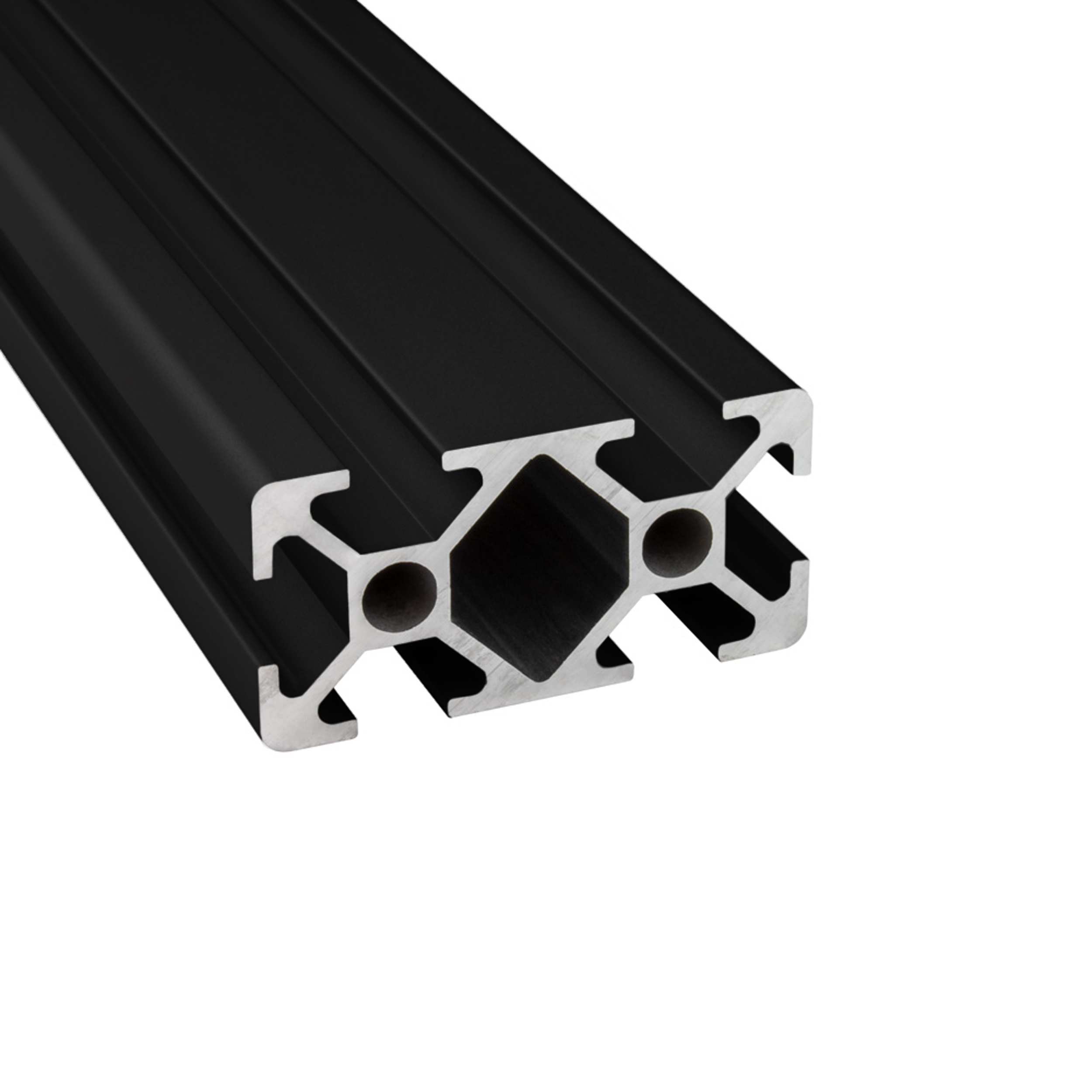 Alu Profil 6 Stück 20x40mm 2m System-, Montage-, Konstruktionsprofil Nut 6 schwarz ALU Profil Aluprofil 20x40mm Nut 6 Aluminium Systemprofil Typ I schwarz 900mm