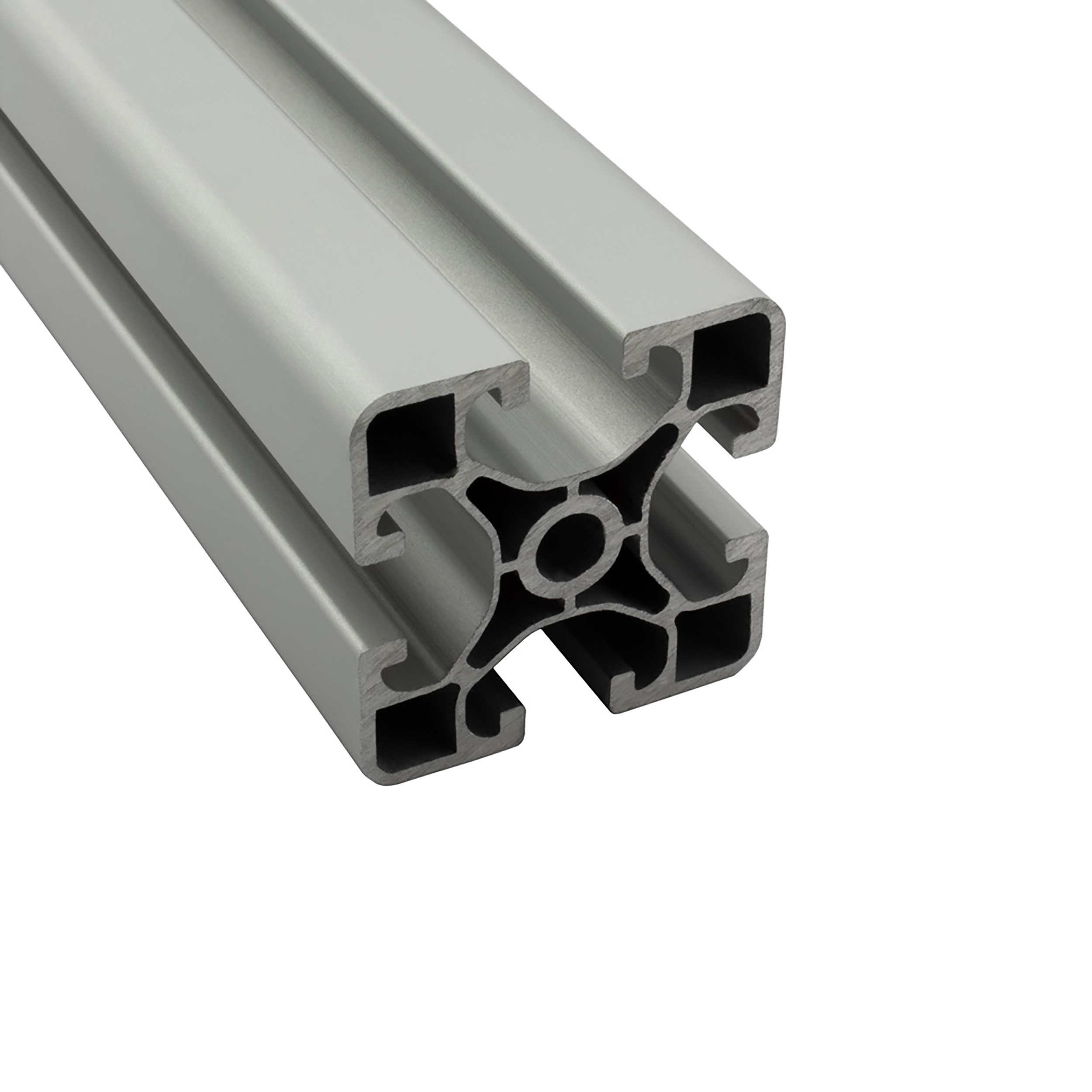 Alu Profil 12 Stück 40x40mm light 2m System-, Montage-, Konstruktionsprofil Nut 8