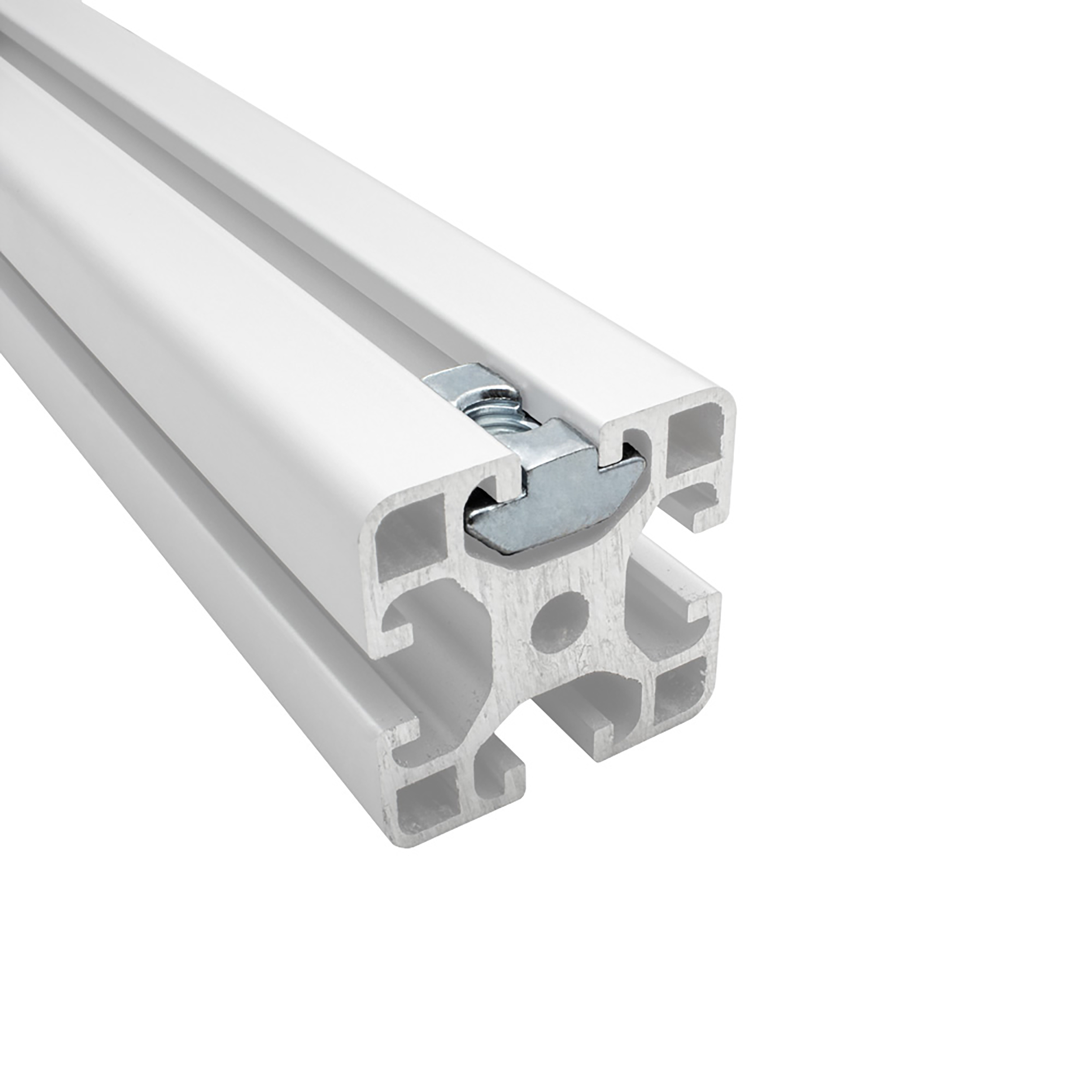 Edelstahl Nutenstein schwer Gleitmutter M6 Nut 8 für Aluprofil 40-er - 10 Stück