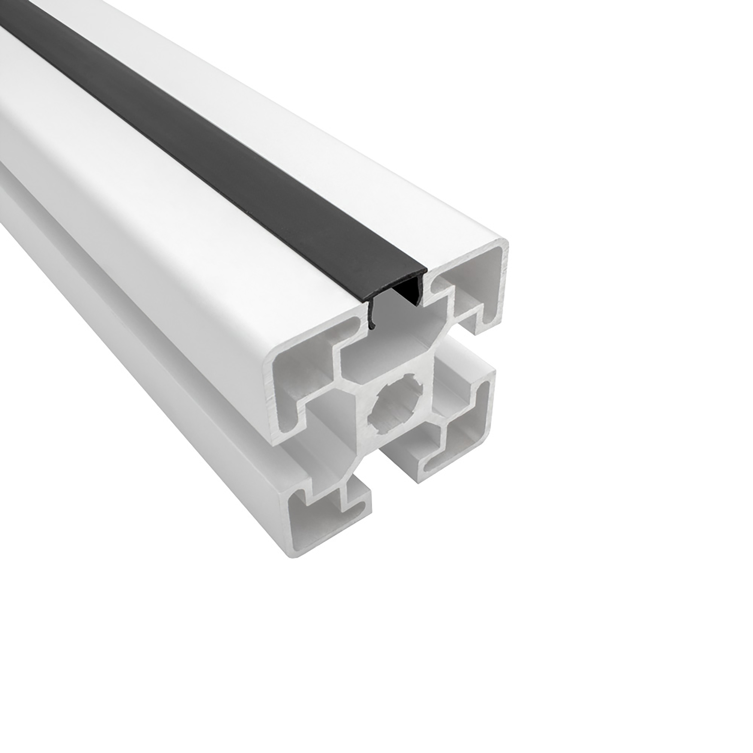 Abdeckungen für Alu-Profil Nut 10 - Typ-I - Typ-B - schwarz - 2m Abdeckungen für Alu-Profil Nut 10 - Typ-I - Typ-B - schwarz - 2m