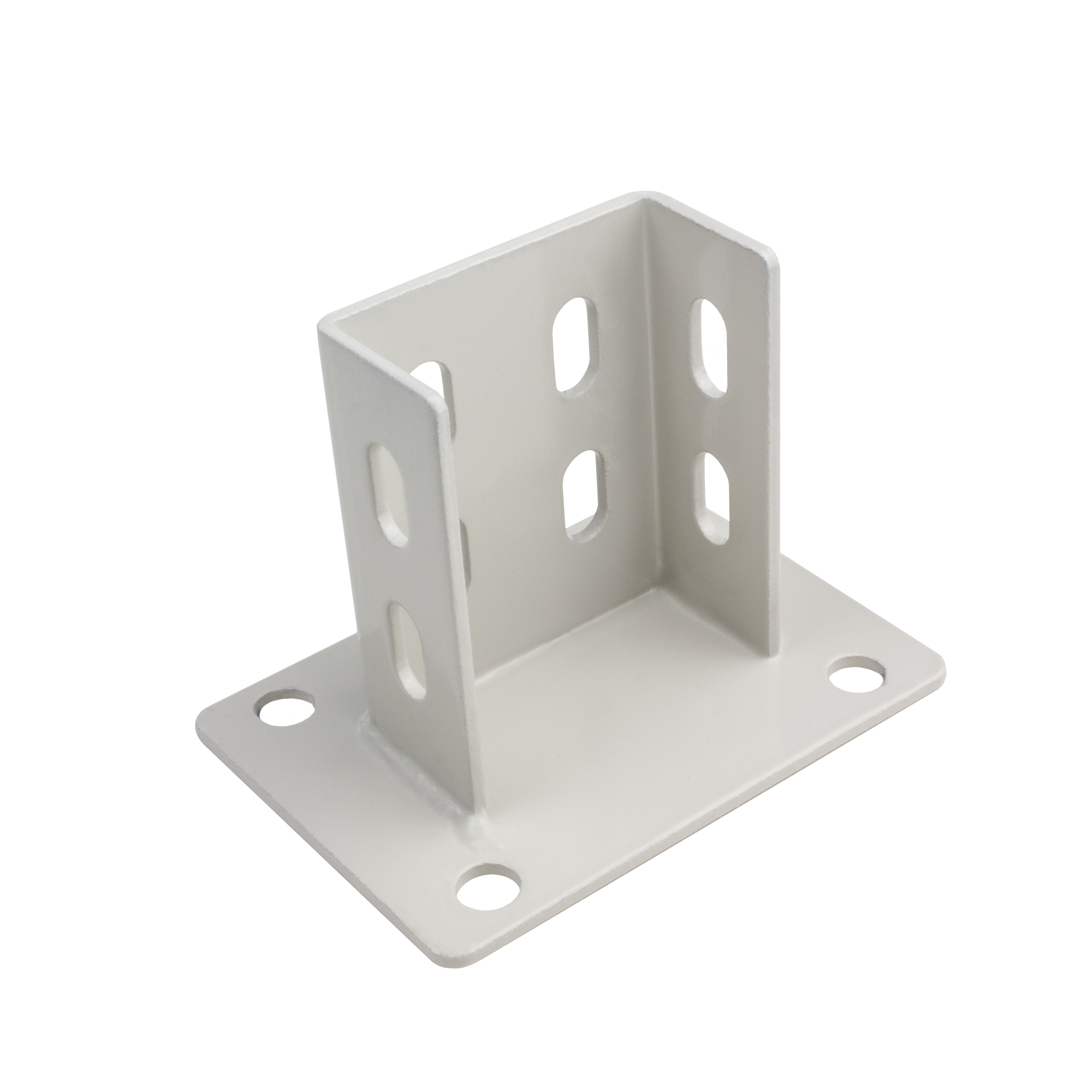 Pfostenkonsole Bodenmontage 30x60 Aluprofil inkl. Profil-Verschraubung - 1 Stück Pfostenkonsole Bodenmontage 30x60 Aluprofil inkl. Profil-Verschraubung