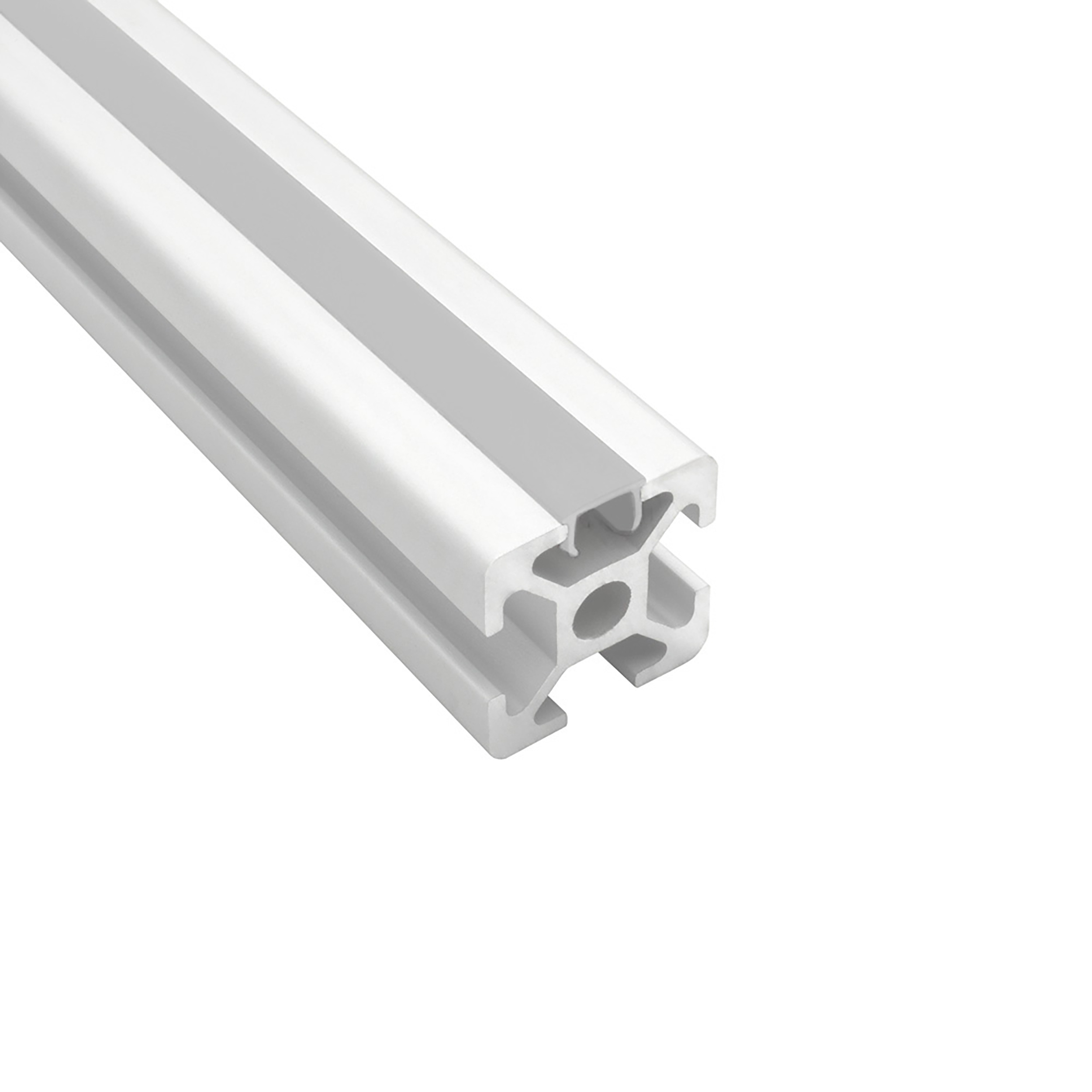 Abdeckungen für Alu-Profil Nut 6 - Typ-I - Typ-B - grau - 2m - 1 Stück