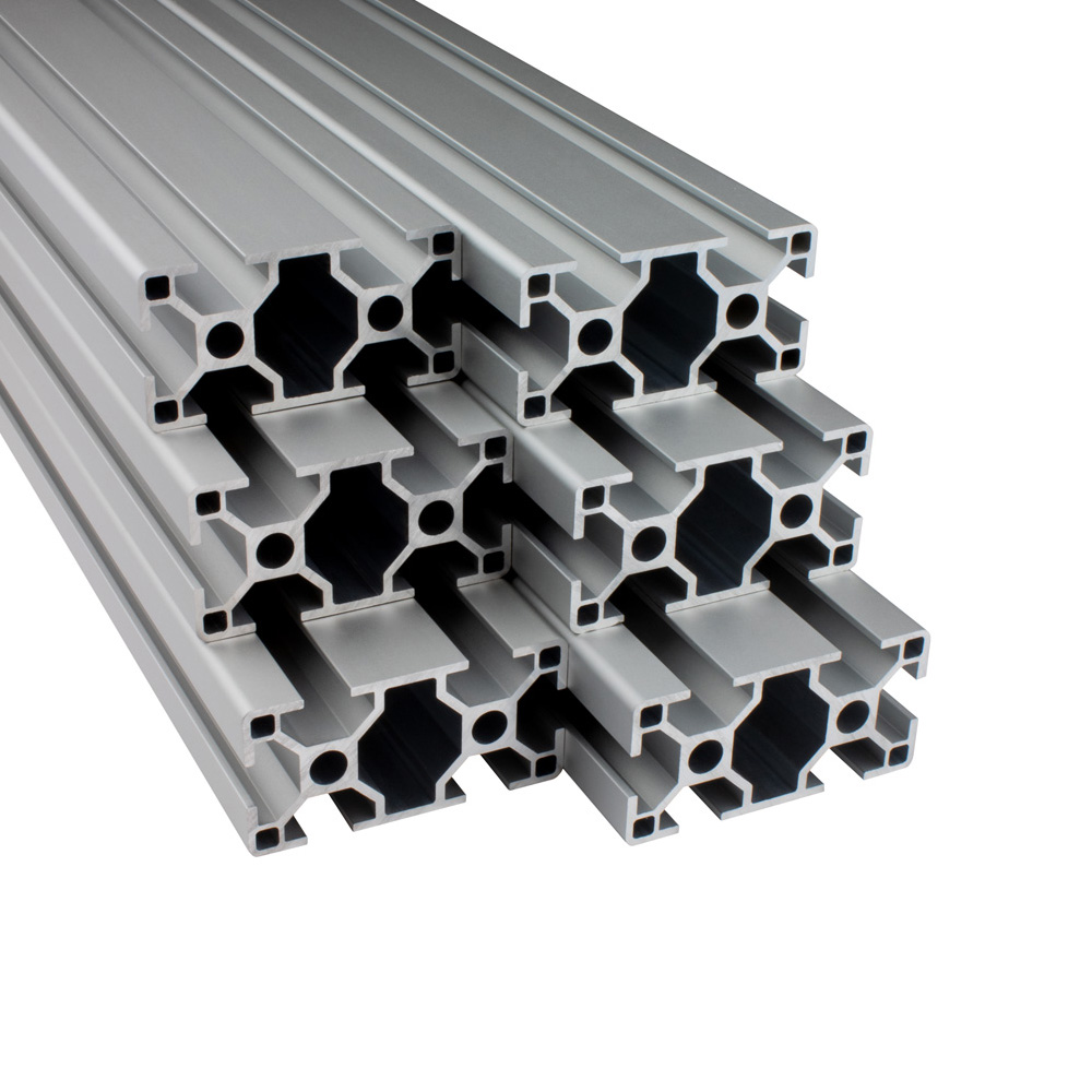 Alu Profil 6 Stück 30x60mm 2m System-, Montage-, Konstruktionsprofil Nut 8