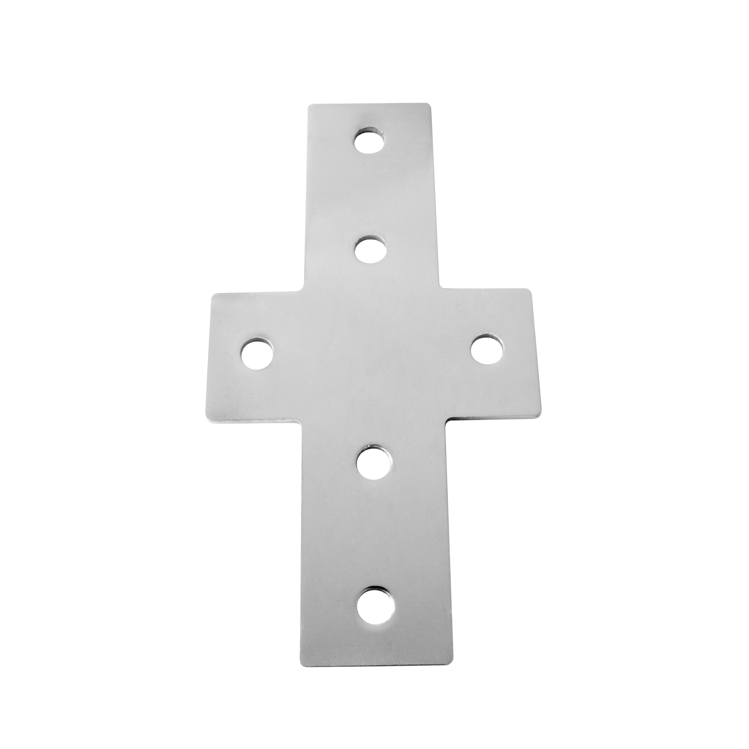 Verbinderplatte - X - 157x85mm Aussen Kreuz Flachverbinder 40x40 Aluprofil Verbinderplatte - X - 157x85mm Aussen Kreuz Flachverbinder 40x40 Aluprofil - 4 Stück inkl. Verschraubung