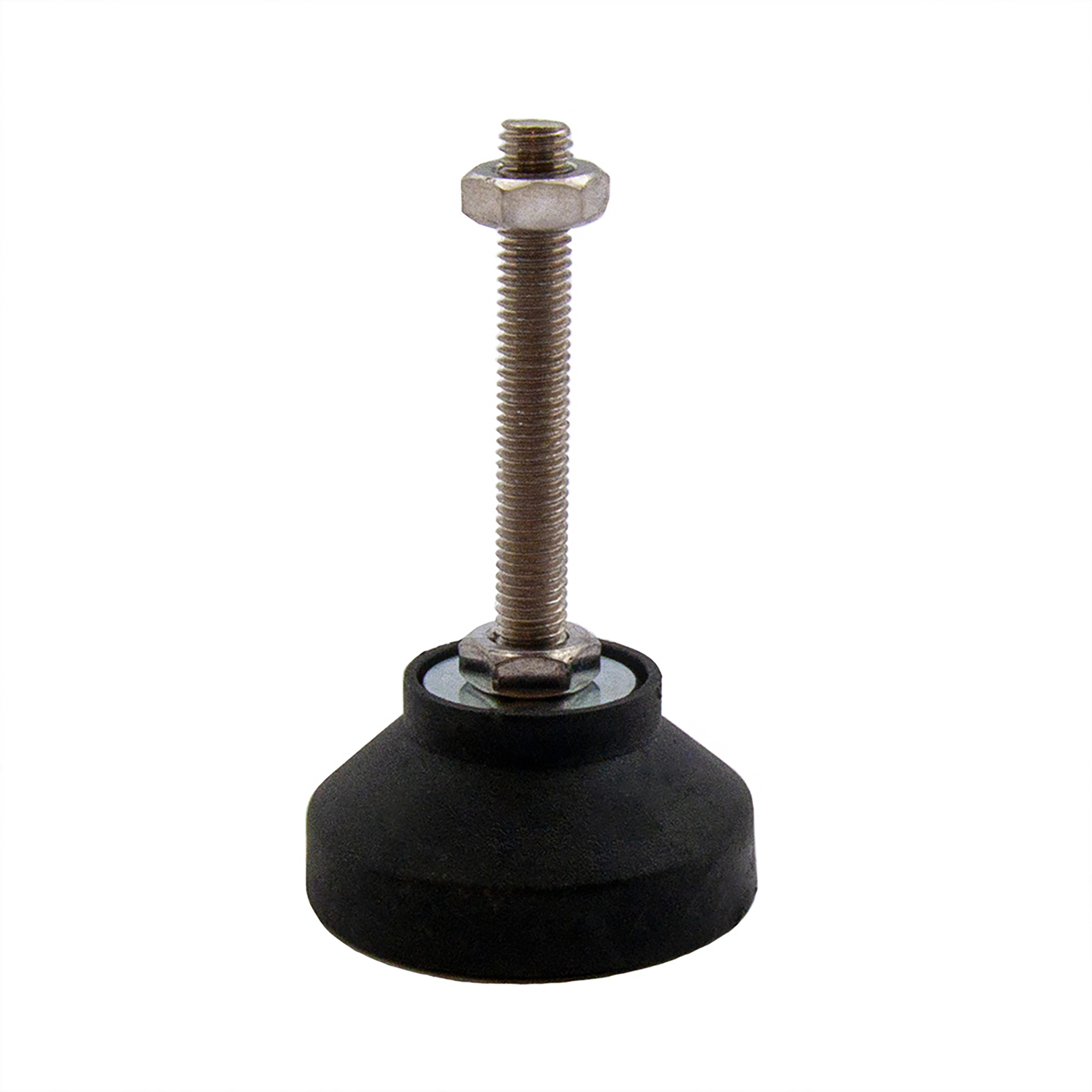 Stellfuss Kunststoff M8x50mm Teller 50mm für Aluprofil 30-er, 40-er - 1 Stück Stellfuss Kunststoff M8x50mm Teller 50mm für Aluprofil 30-er, 40-er - 1 Stück