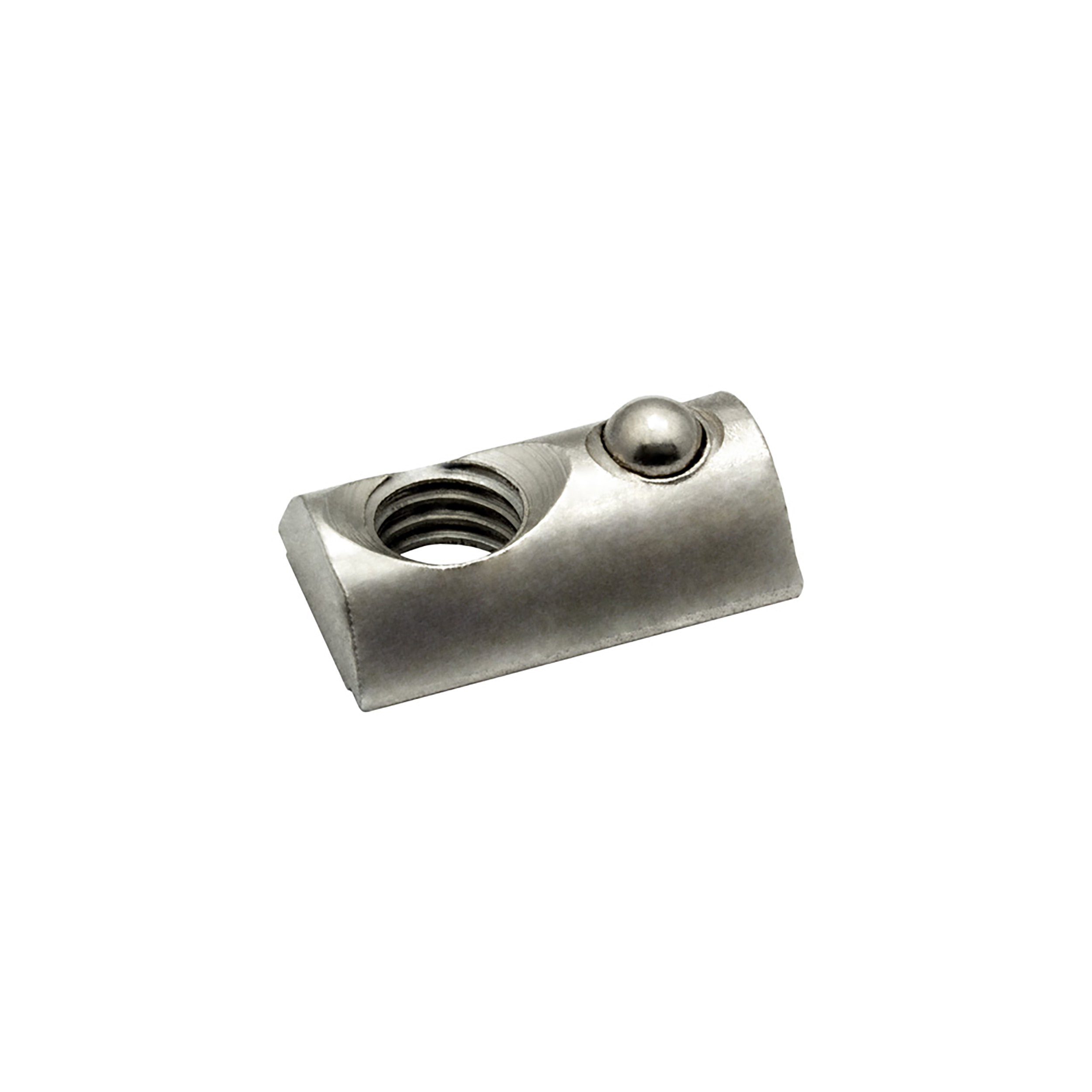 Edelstahl Nutenstein mit Federkugel und Steg M8 Nut 8 für Aluprofil 40-er - 10 Stück Edelstahl Nutenstein mit Federkugel und Steg M8 Nut 8 für Aluprofil 40-er - 10 Stück