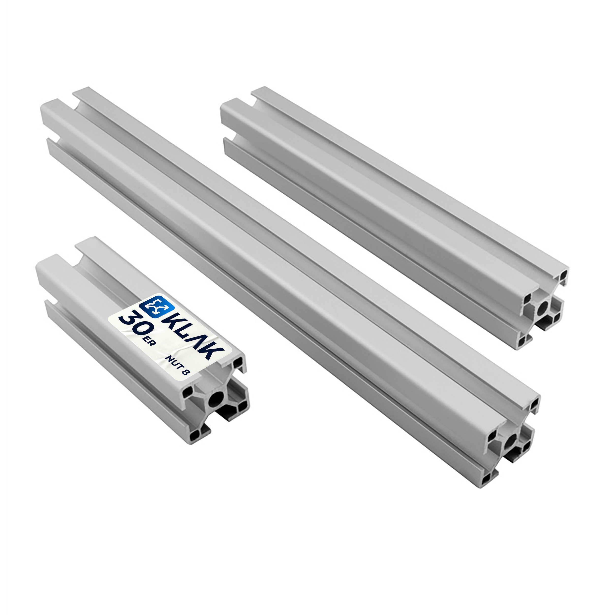 ALU Profil Aluprofil 30x30mm Nut 8 Aluminium Systemprofil Typ I 100mm-2000mm ALU Profil Aluprofil 30x30mm Nut 8 Aluminium Systemprofil Typ I 10cm 100mm