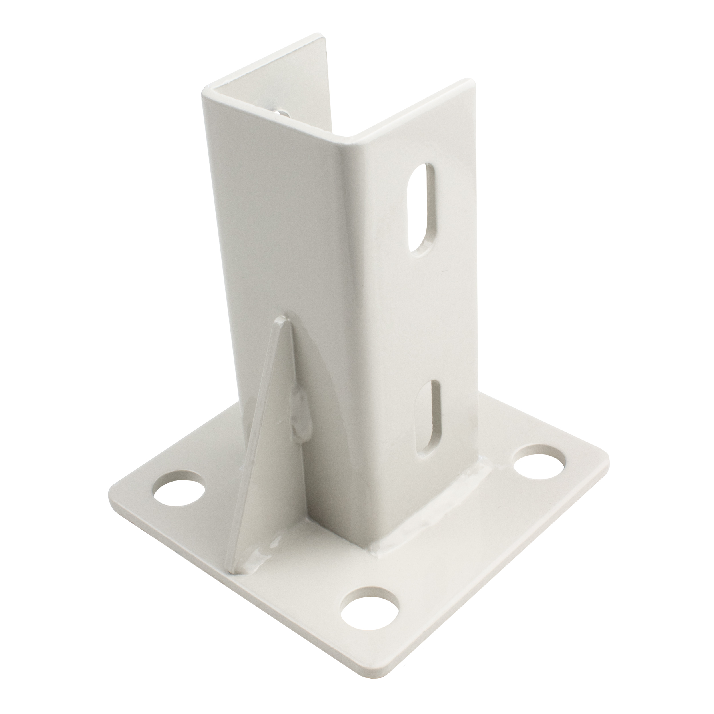 Pfostenkonsole Bodenmontage 45x45 Aluprofil inkl. Profil-Verschraubung - 1 Stück Pfostenkonsole Bodenmontage 45x45 Aluprofil inkl. Profil-Verschraubung