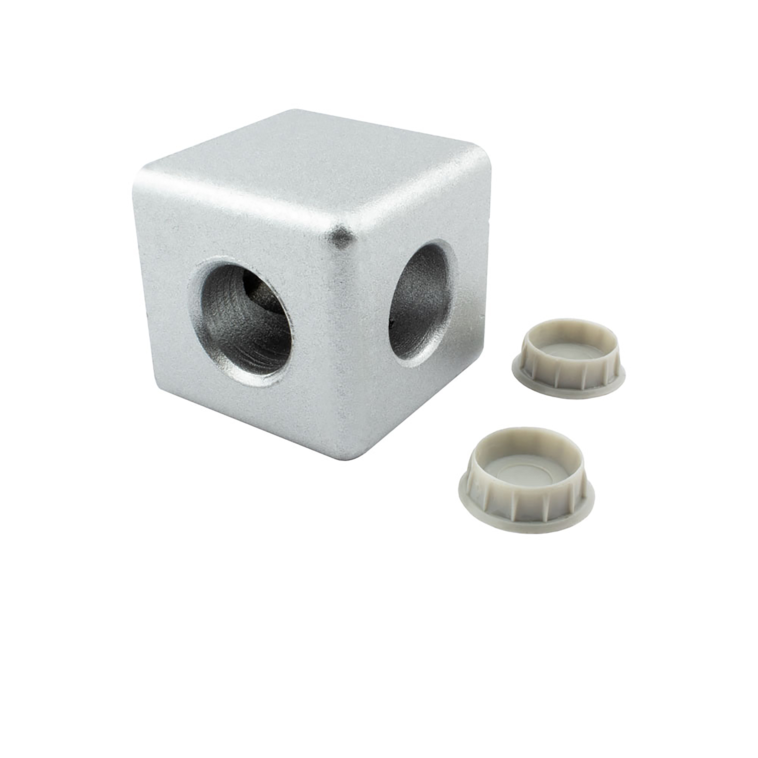 2-Wege Würfelverbinder Eck-Verbinder für Aluprofil 40x40 1 Stück