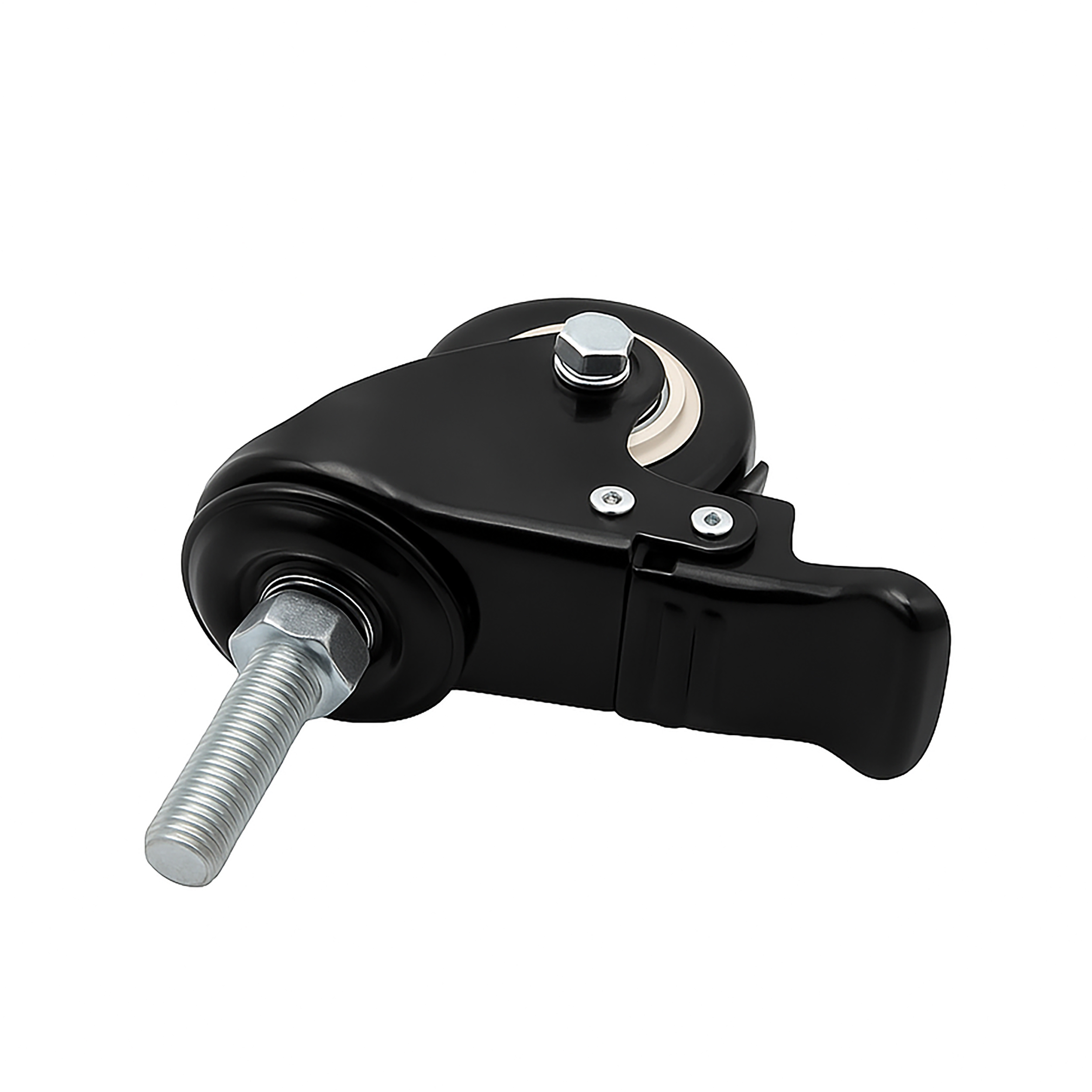 Schraubgewinde-Lenkrolle mit Bremse Gummirolle Ø50mm Schraubgewinde M8 Schraubgewinde-Lenkrolle mit Bremse Gummirolle Ø50mm Schraubgewinde M8 - 4 Stück