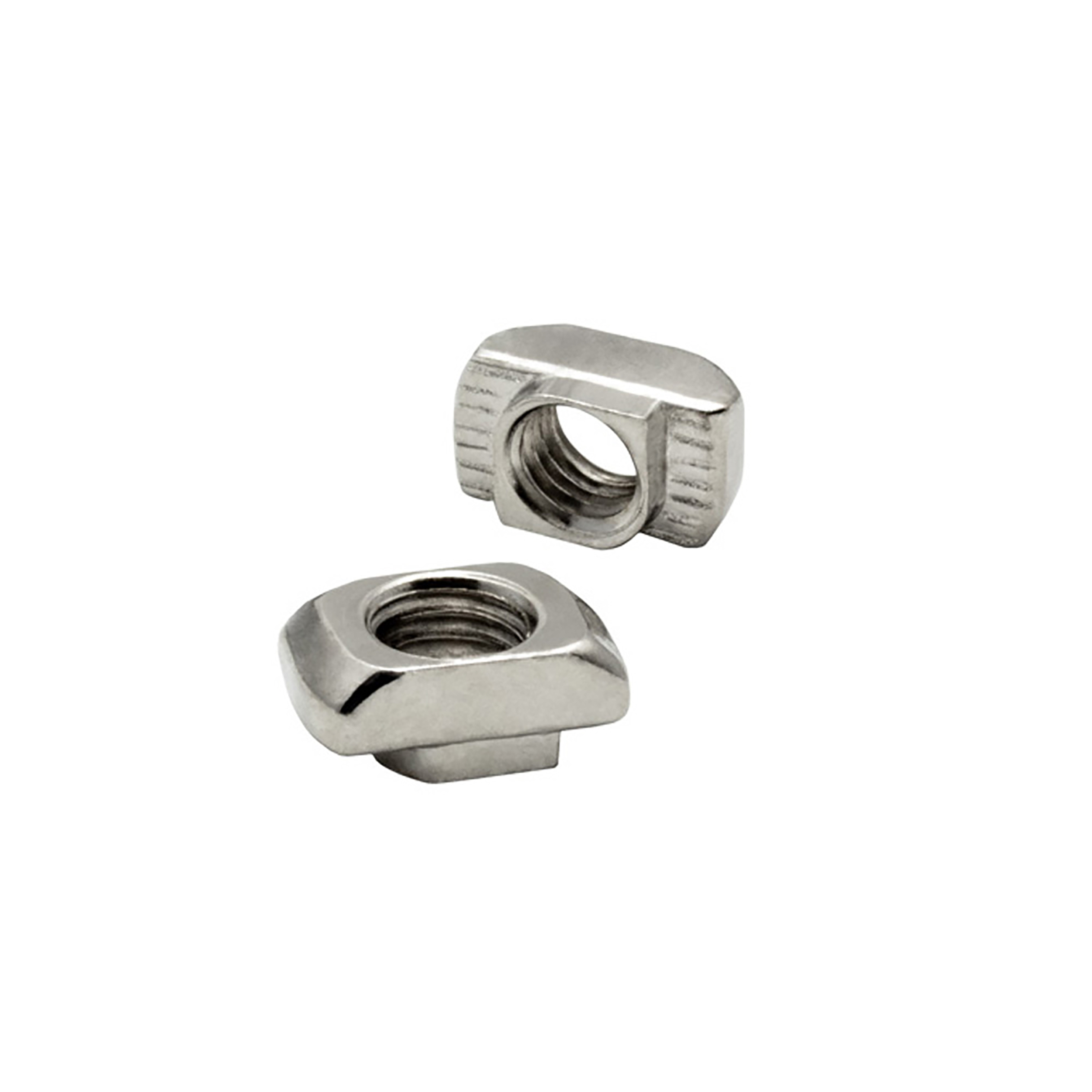 Hammermutter Nutenstein M5 Nut 6 für Aluprofil 20-er Hammermutter Nutenstein M5 Nut 6 für Aluprofil 20-er - 100 Stück
