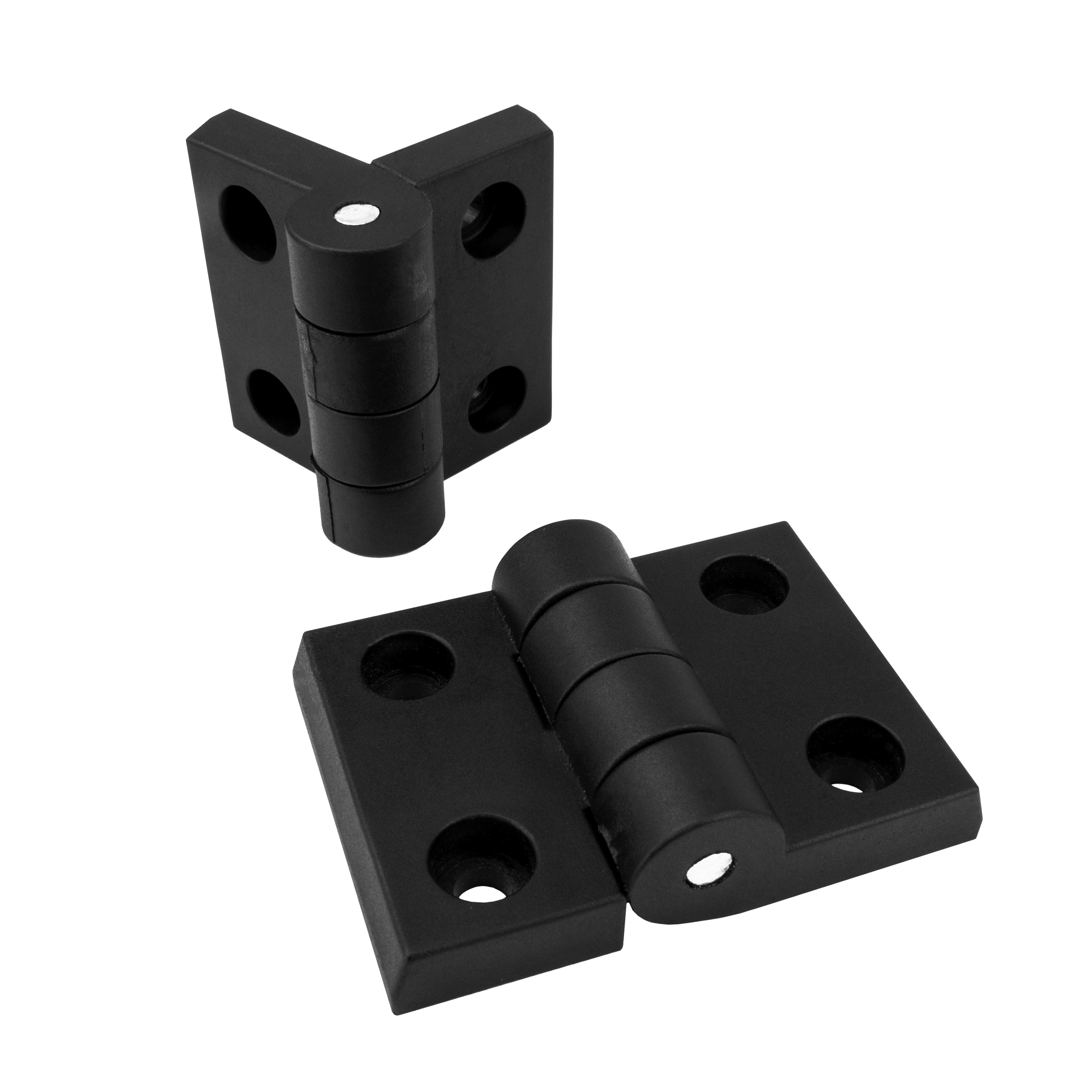 Scharnier Standard Nut 10 für 45-er inkl. Verschraubung - 1 Stück Scharnier Standard Nut 10 für 45-er inkl. Verschraubung - 4 Stück