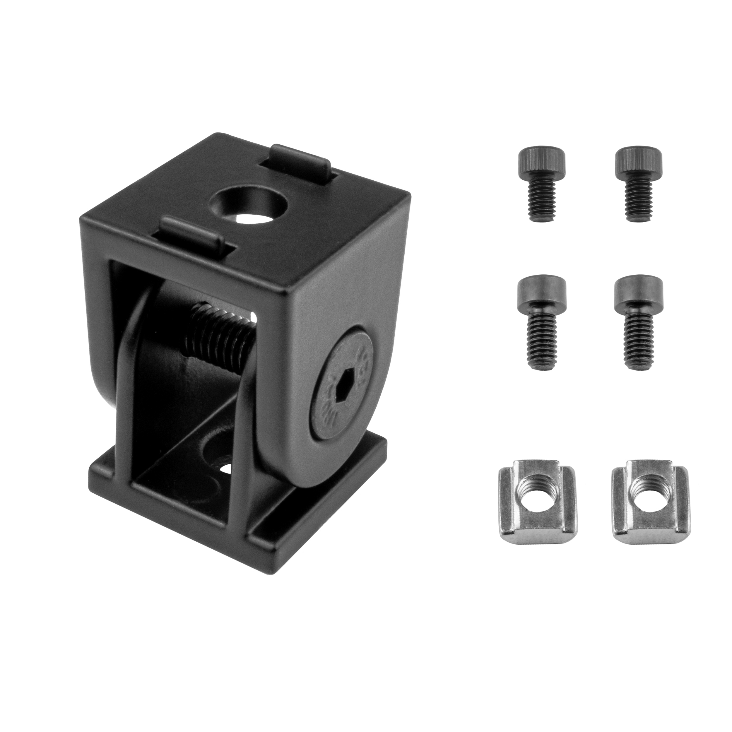 Gelenkverbinder Gelenk Winkelverbinder Nut 6 für Aluprofil 20-er schwarz - 1 Stück