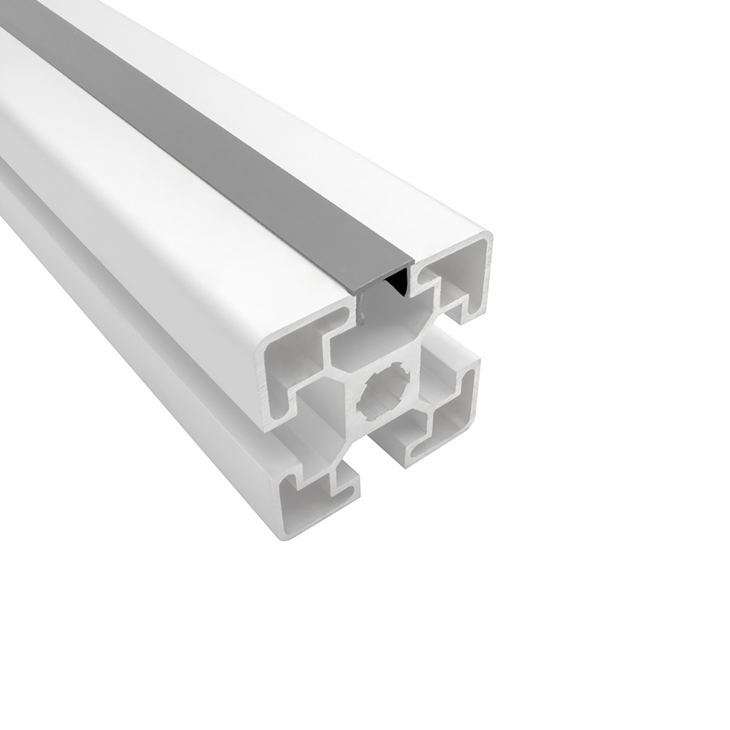 Abdeckungen für Alu-Profil Nut 10 - Typ-I - Typ-B - grau - 2m - 1 Stück Abdeckungen für Alu-Profil Nut 10 - Typ-I - Typ-B - grau - 2m - 1 Stück