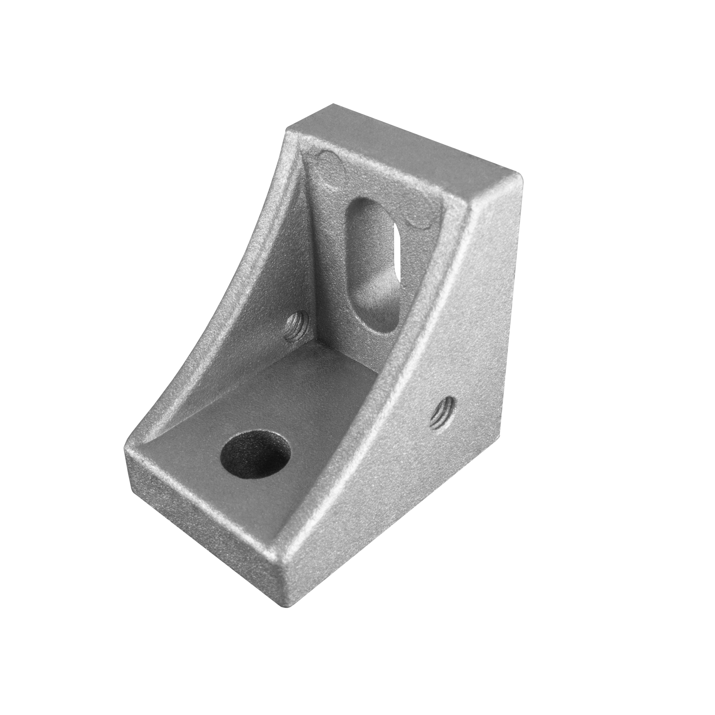 Schwerlast Befestigungswinkel ink. Verschraubung Nut 8 für Aluprofil 30-er - 1 Stück