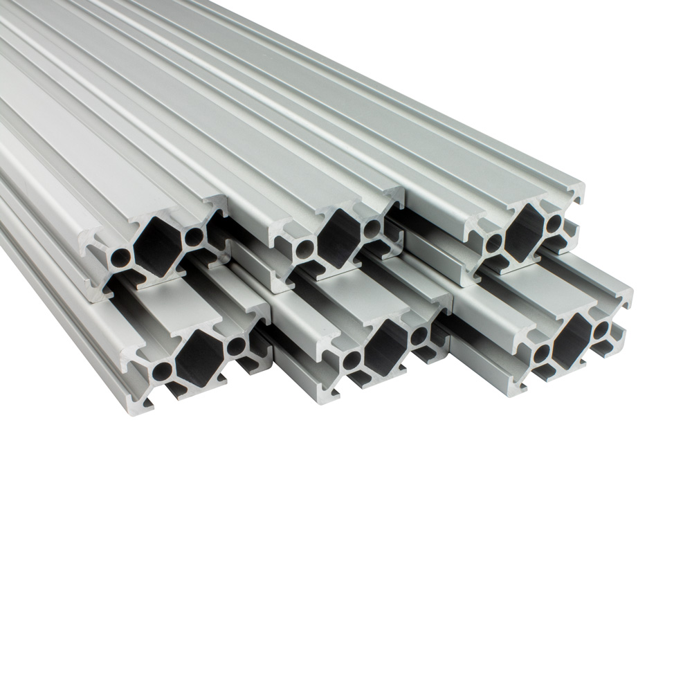 Alu Profil 6 Stück 20x40mm 2m System-, Montage-, Konstruktionsprofil Nut 6