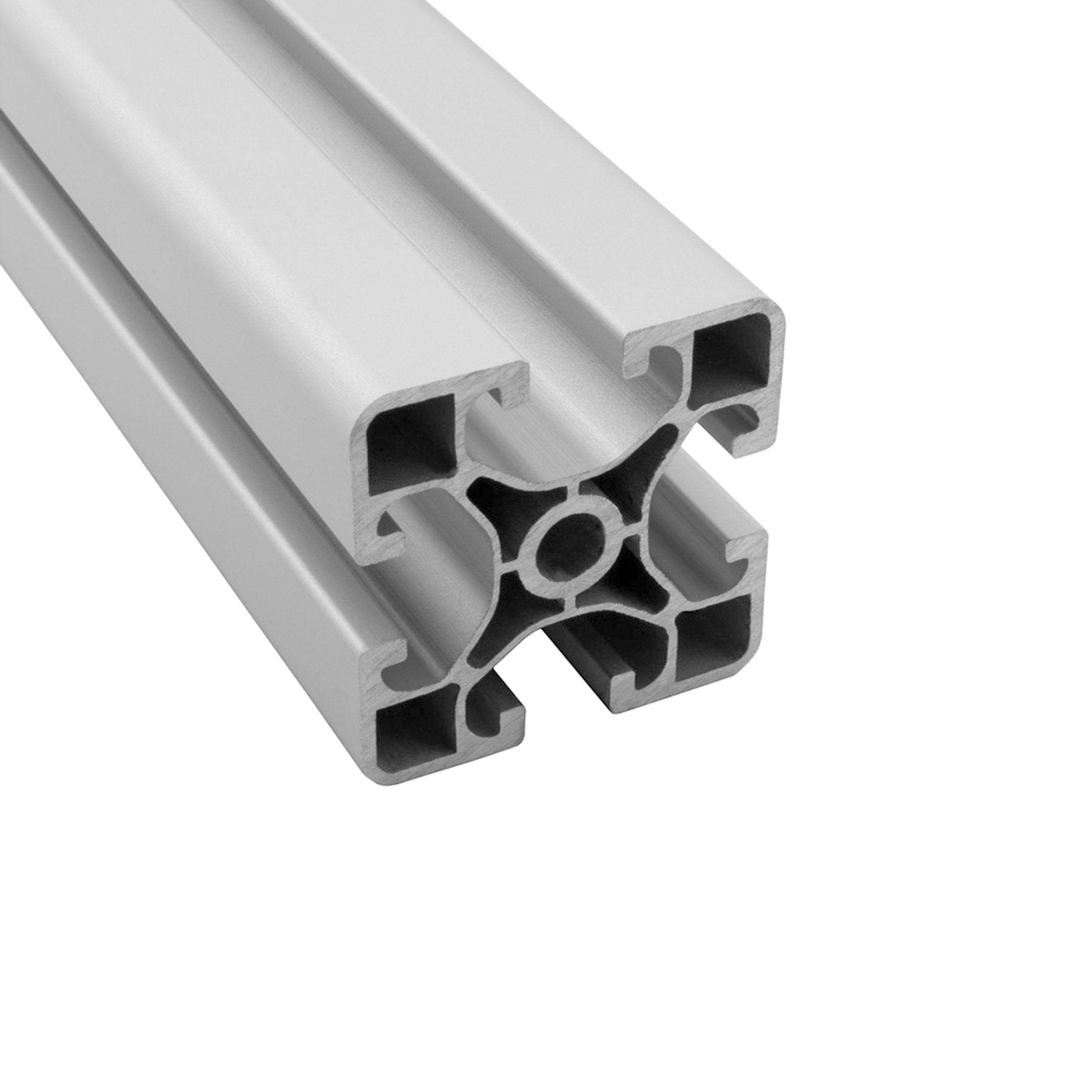 KLAK 40 - Aluprofil 4 Stück 40x40mm light 3m System-, Montage-, Konstruktionsprofil Nut 8