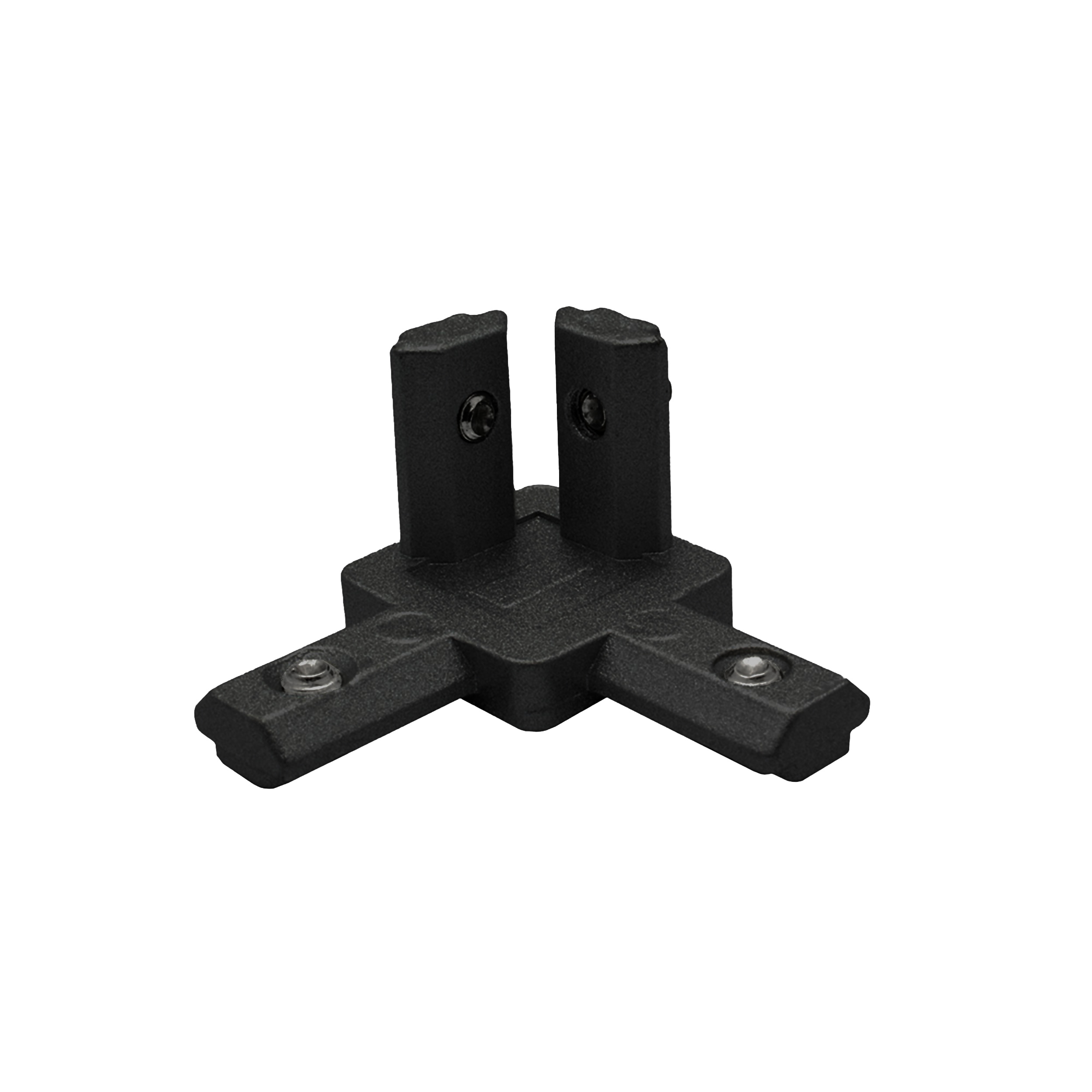KLAK 20 - 3-Weg Verbinder Eckverbinder Nut 6 für Aluprofil 20x20 schwarz - 1 Stück