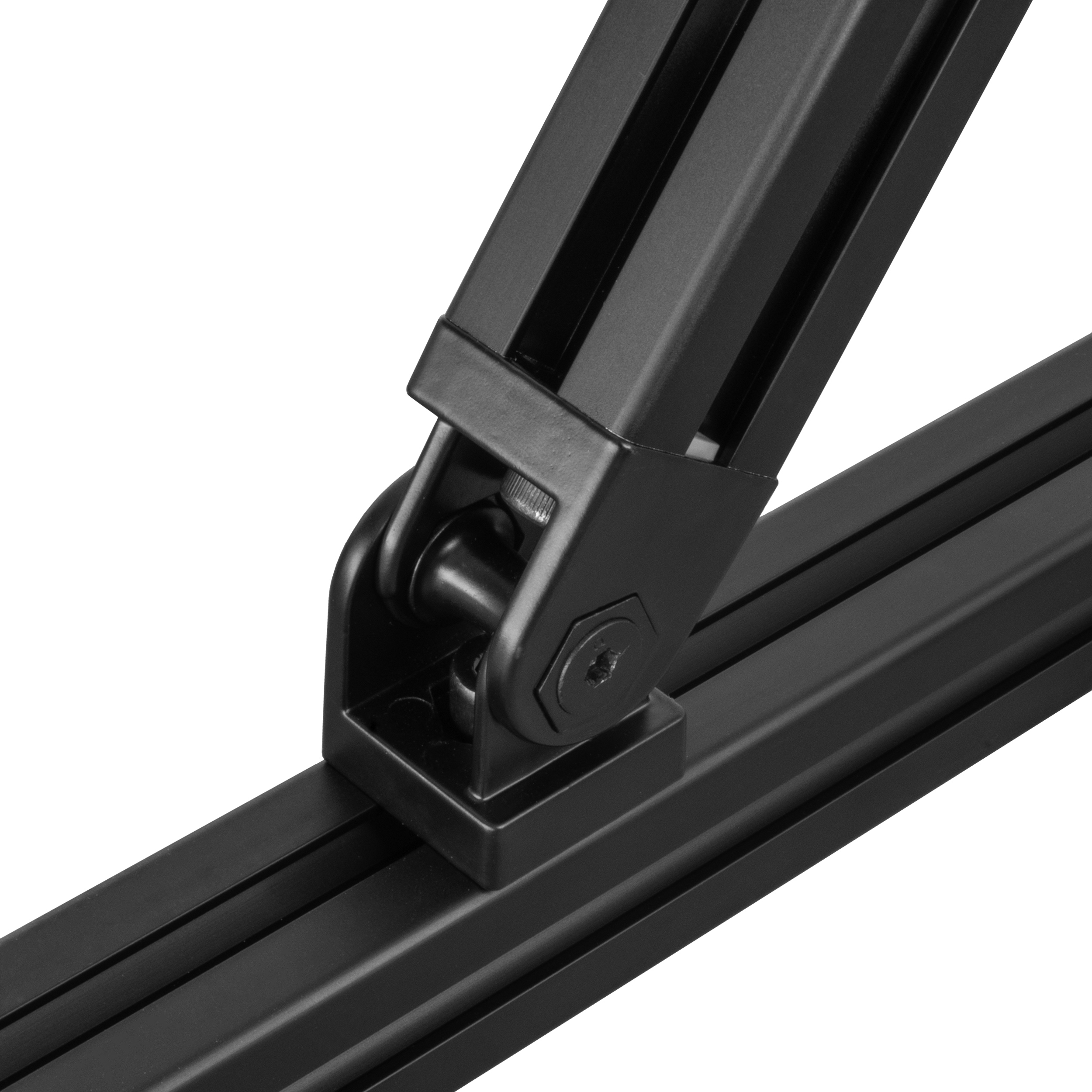 Gelenkverbinder Gelenk Winkelverbinder Nut 8 für Aluprofil 30-er schwarz - 4 Stück