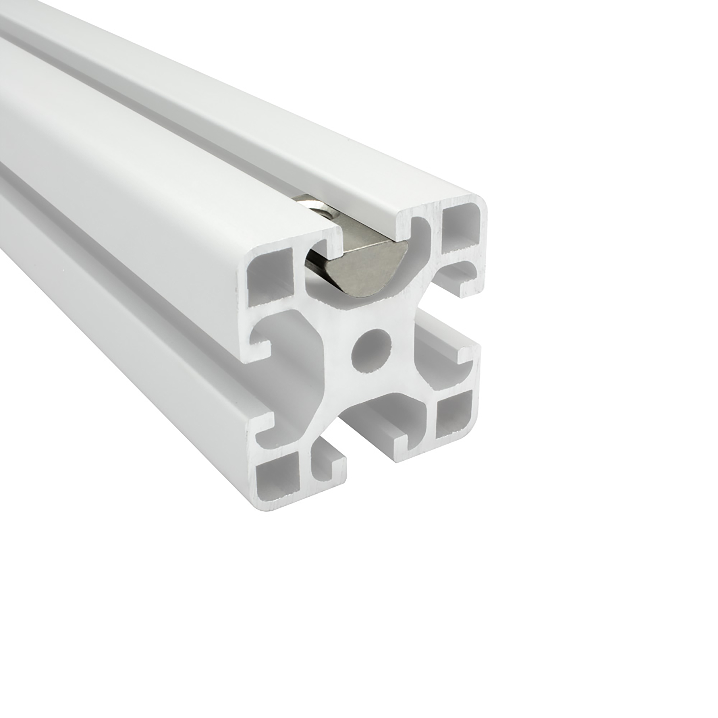 Edelstahl Nutenstein mit Federkugel und Steg M6 Nut 8 für Aluprofil 40-er - 1 Stück