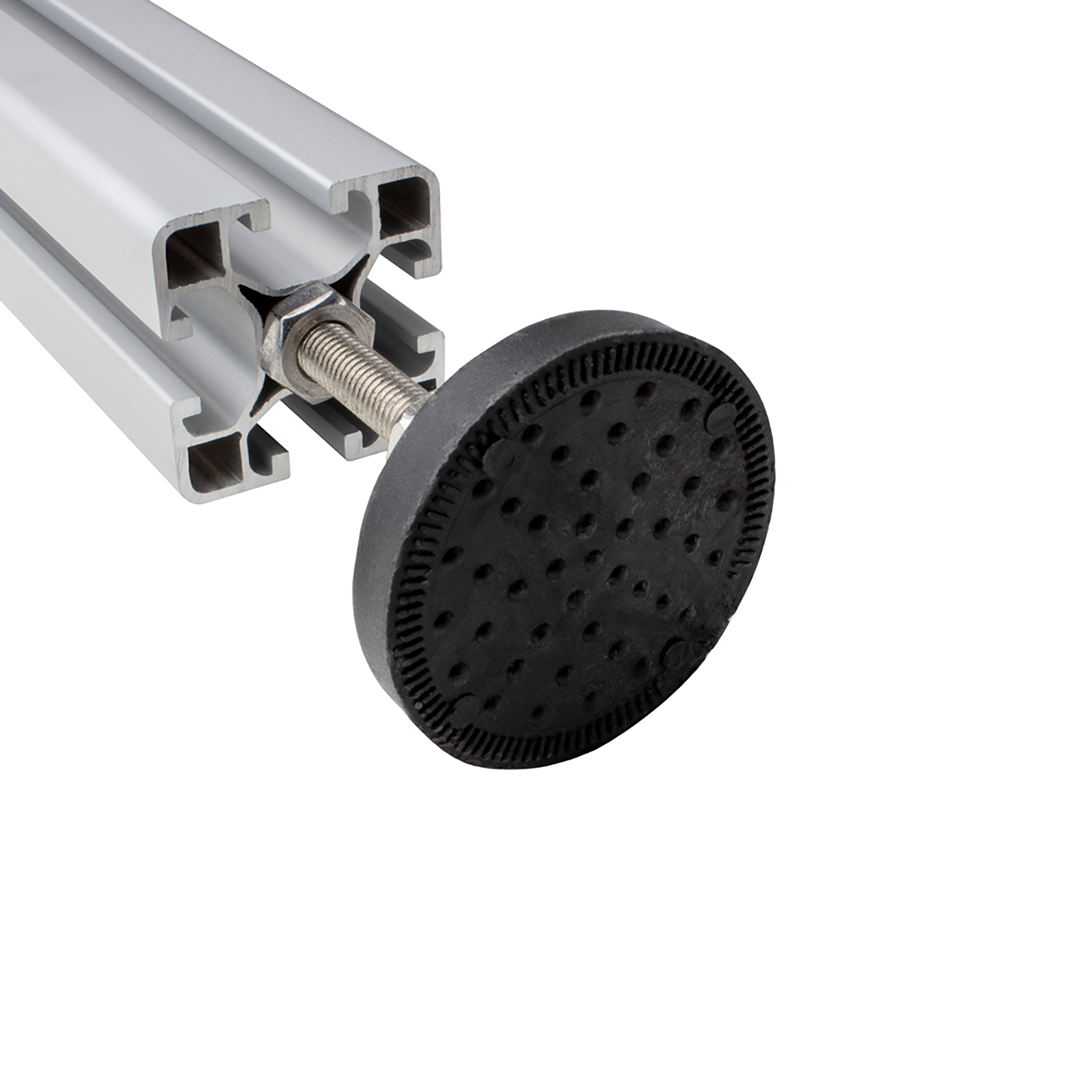 Gelenkfuss Standfuss M8x50mm Teller 50mm für Aluprofil 30-er, 40-er - 4 Stück Gelenkfuss Standfuss M8x50mm Teller 50mm für Aluprofil 30-er, 40-er - 4 Stück