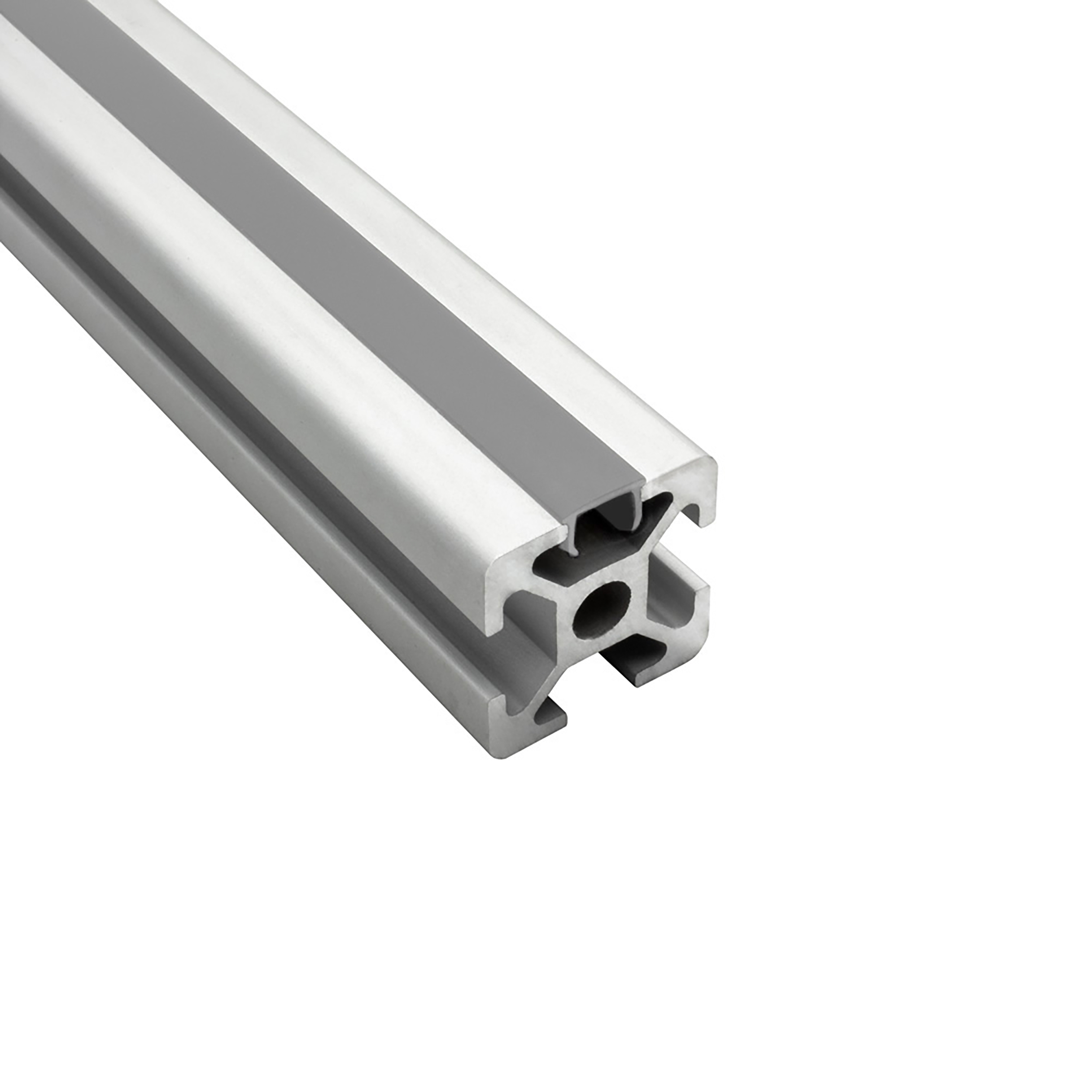 Abdeckungen für Alu-Profil Nut 6 - Typ-I - Typ-B - grau - 2m - 1 Stück